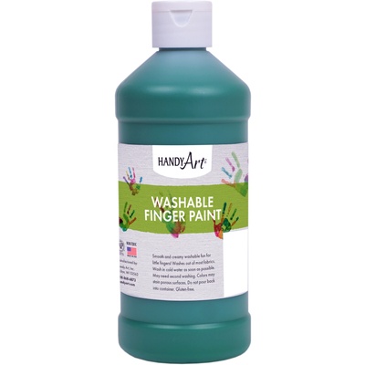 Handy Art 16 oz Washable Finger Paint (Green)